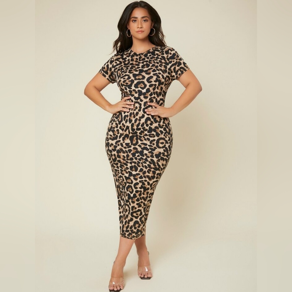 Leopard Print Bodycon Dress